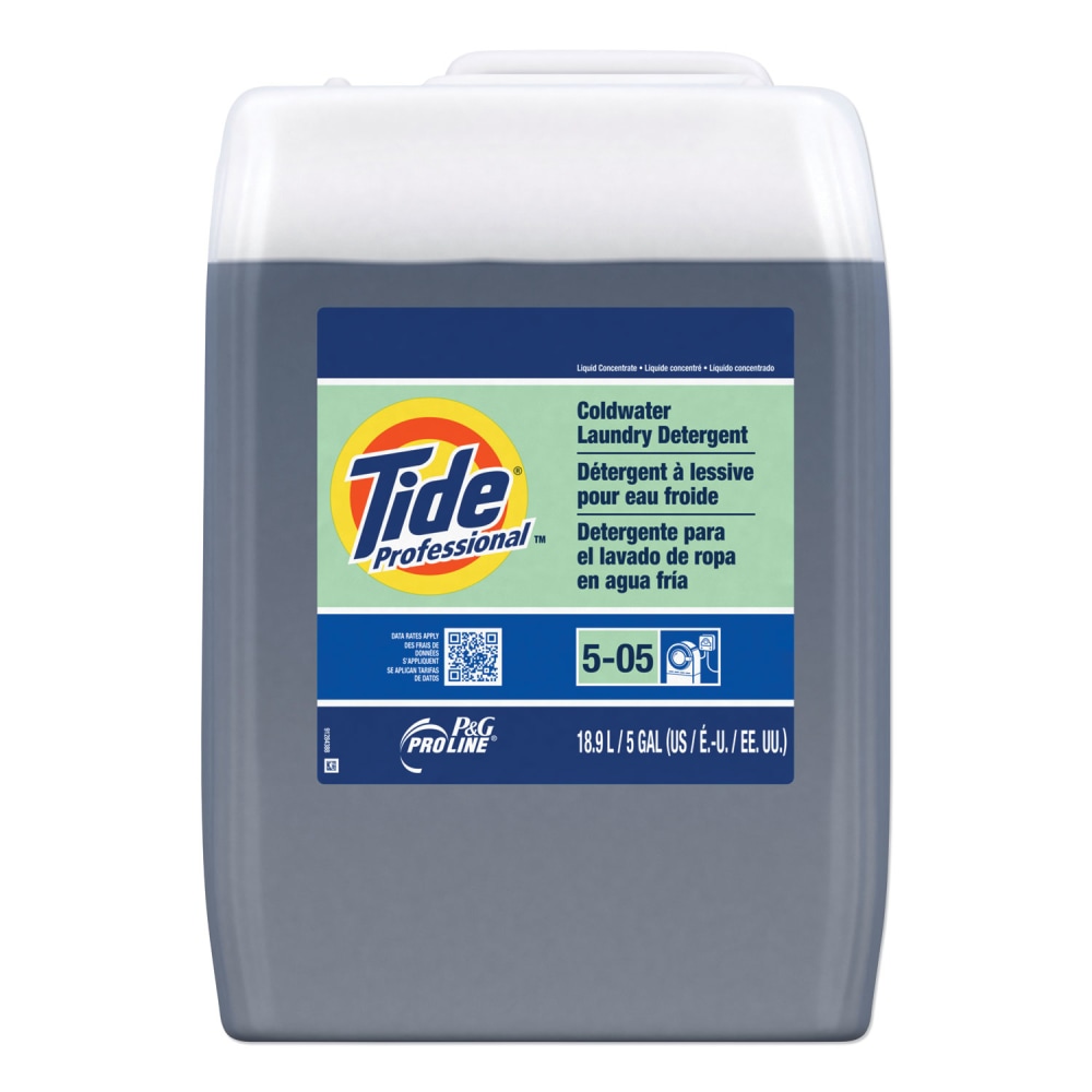 Tide Professional Coldwater Laundry Detergent, Tide Original Scent, 5 gal Closed-Loop Plastic Container MPN:70674