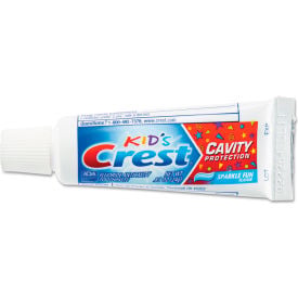 Kids' Sparkle Toothpaste Blue Bubblegum Flavor 0.85 Oz 72/Ct 40159CT