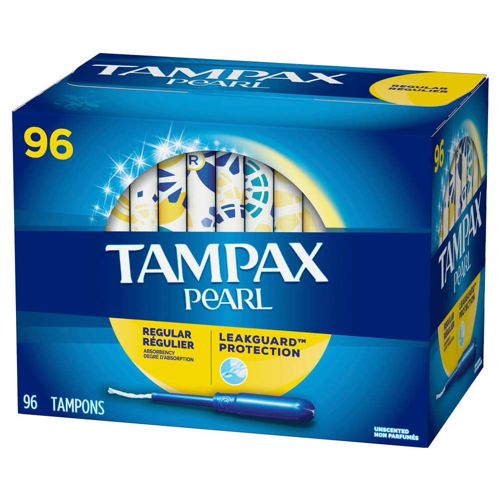 Tampax Pearl Regular Absorbency Tampons, Pack of 96 MPN:073010013711