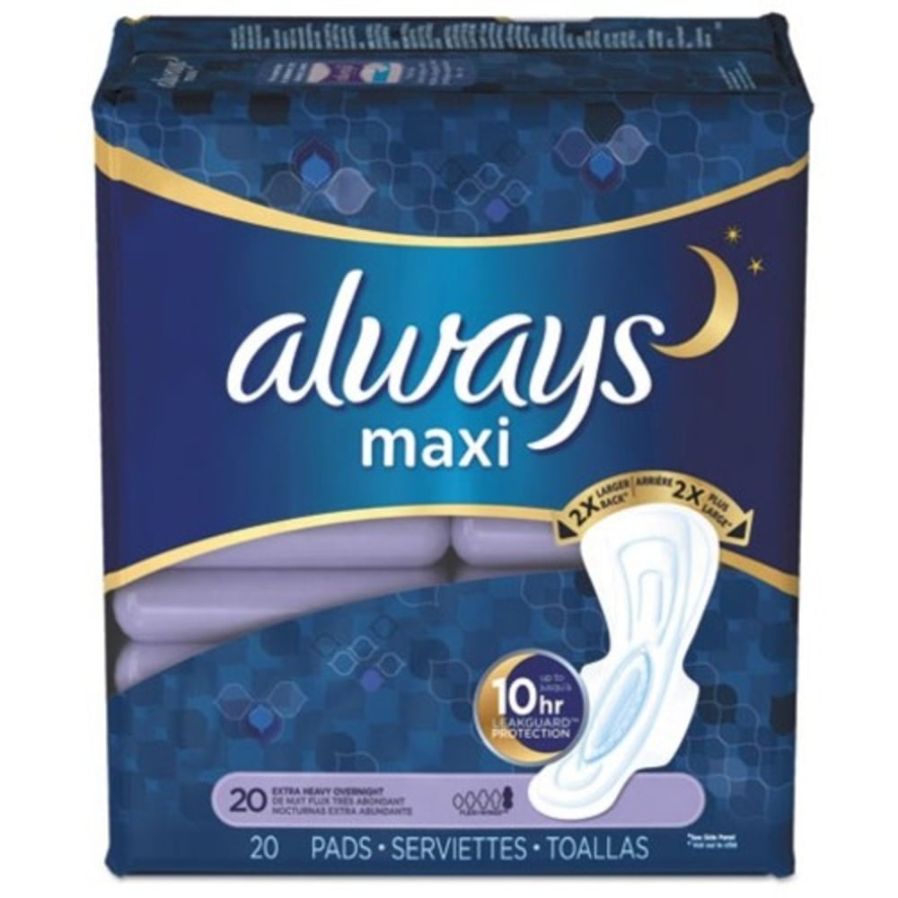 Always Maxi Sanitary Napkins With Wings, Pack Of 20 MPN:17902PK