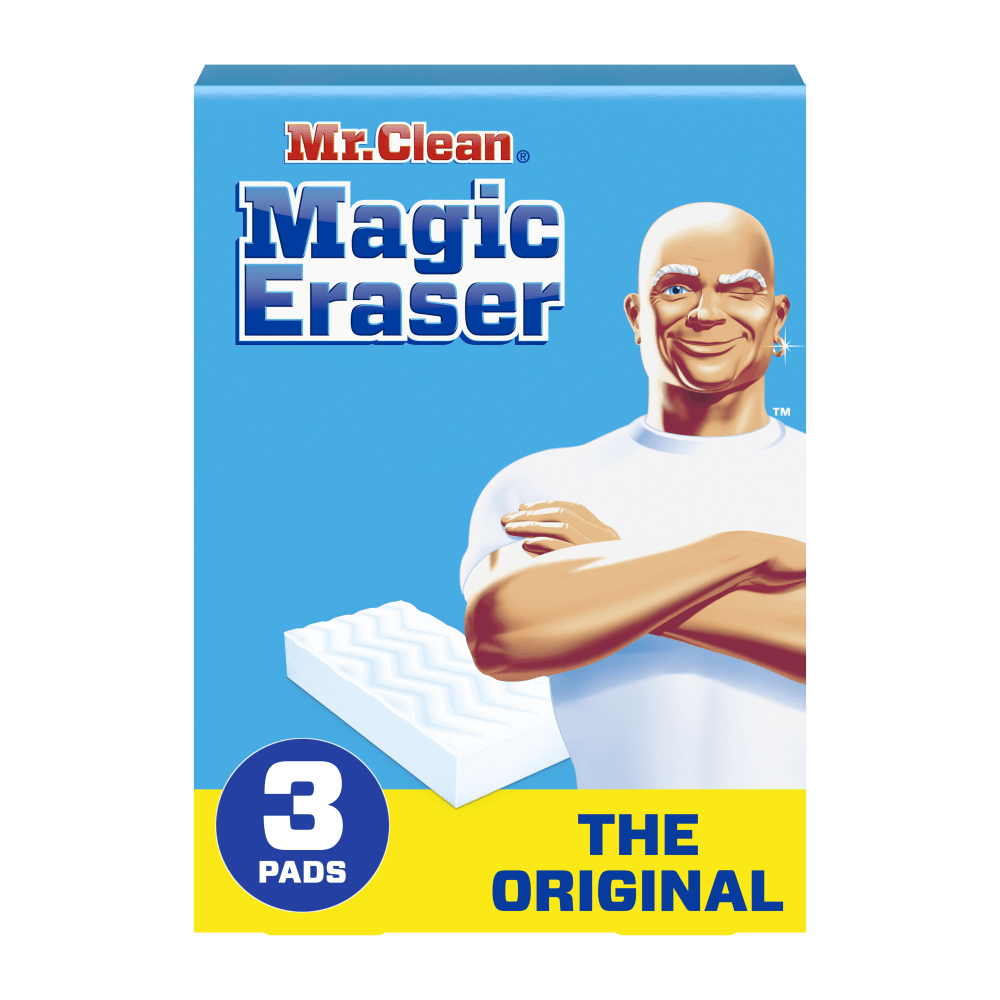 Mr. Clean Magic Eraser Sponges, Original, 3 Sponges Per Pack, Case Of 12 Packs MPN:10037000790089