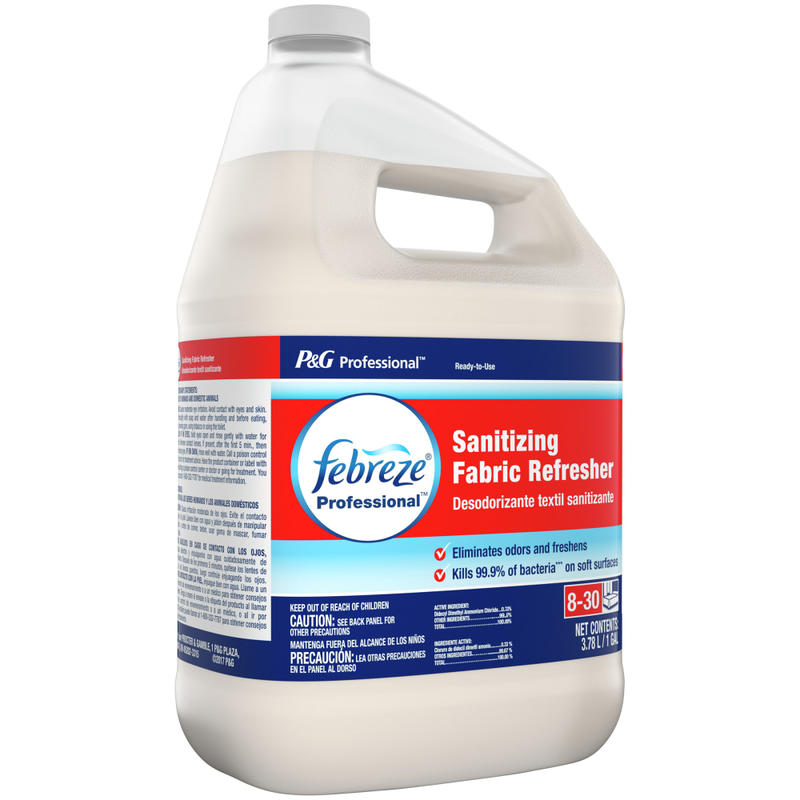 Febreze Professional Sanitizing Fabric Refresher Spray, Light Scent, 1 Gallon MPN:72136EA