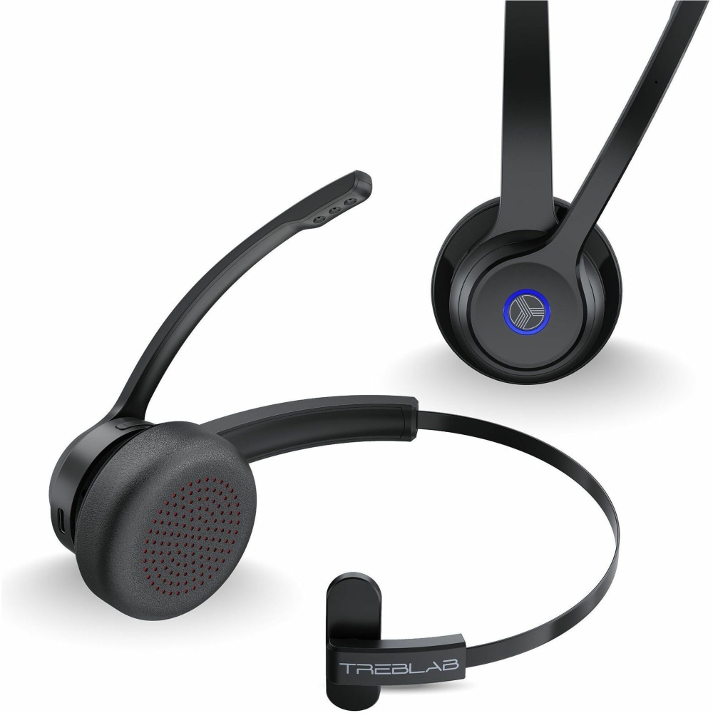 TREBLAB C7 - Single Ear Bluetooth Headset with Mic, Bluetooth 5.4, 45H Playtime, Type-C Fast Charging, IPX4 Waterproof - Wireless Bluetooth Headset MPN:C7