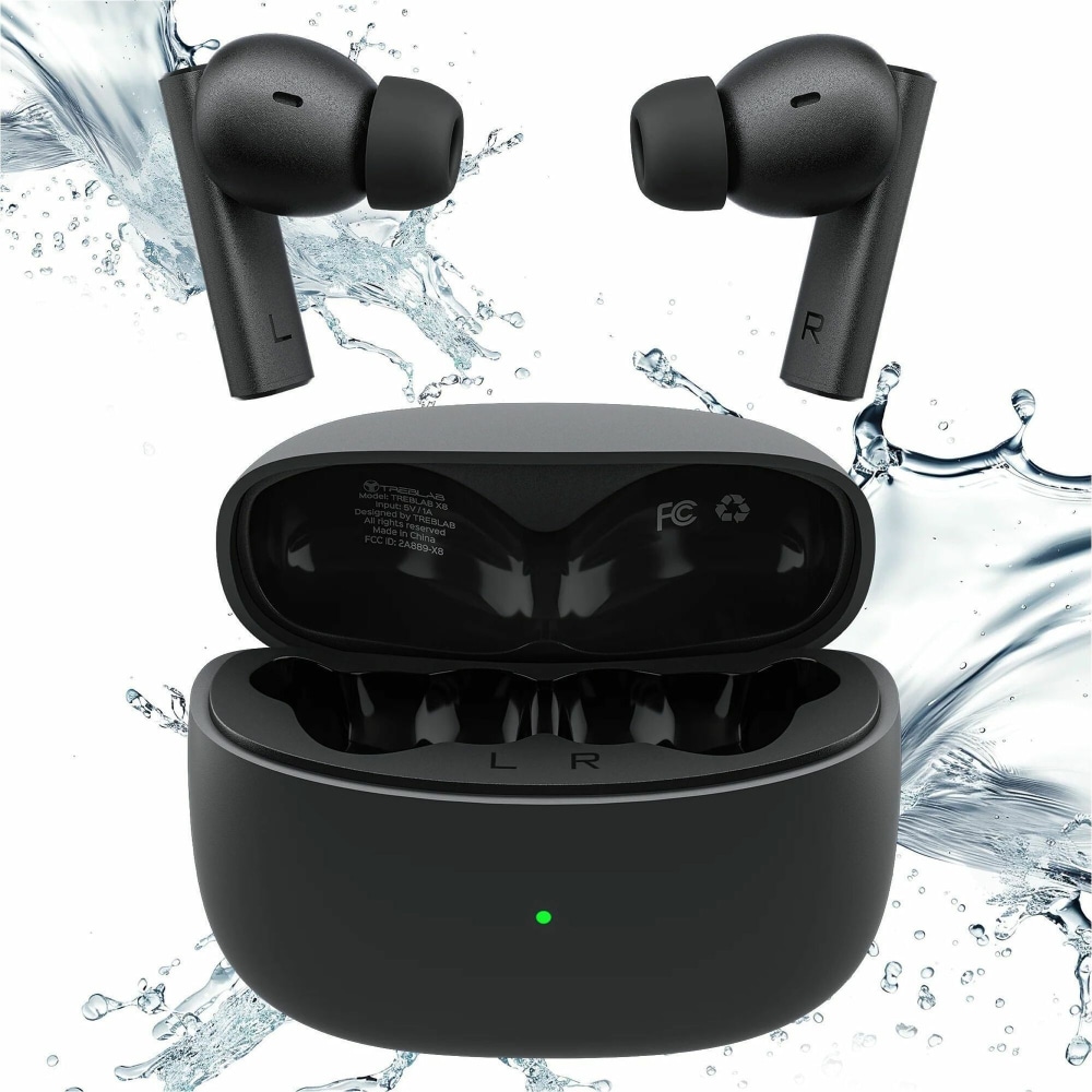 Treblab X8 - Wireless Noise Cancelling Earbuds - Siri, Google AssistantTrue Wireless - Bluetooth - 20 Hz to 20 kHz - Earbud - In-ear - Noise Canceling MPN:X8