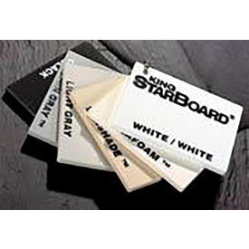 Professional Plastics White/White Starboard Sheet 0.250