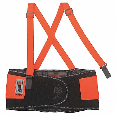 Back Support XS Up to 25in 8inW Orange MPN:100HV