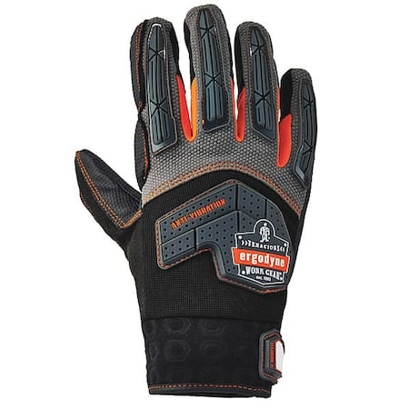 Anti-Vibration Gloves, Black, XL, PR MPN:17305