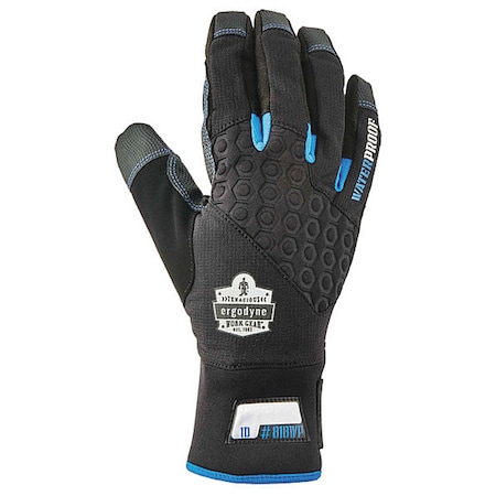 Utility Gloves, Thinsulate Lining, Black, 2XL MPN:818WP