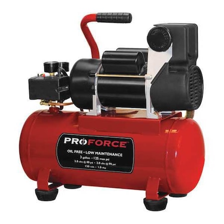 Hotdog Air Compressor, 3 gal., 125 psi MPN:VPF1080318