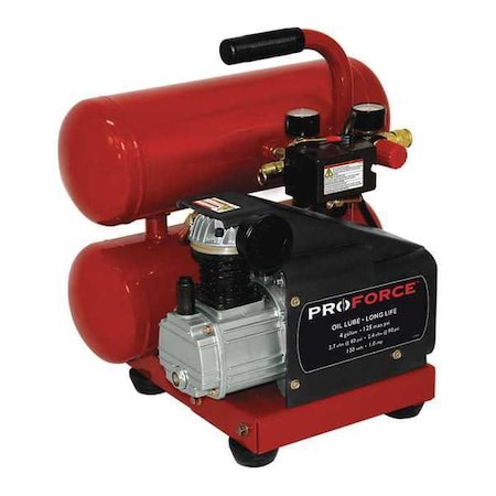 Twin Stack Air Compressor, 4 gal., 125 psi MPN:VSF1080421