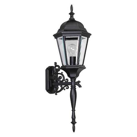 Welbourne 1-Light XL Wall Lantern, 100 W, Textured Black MPN:P5684-31