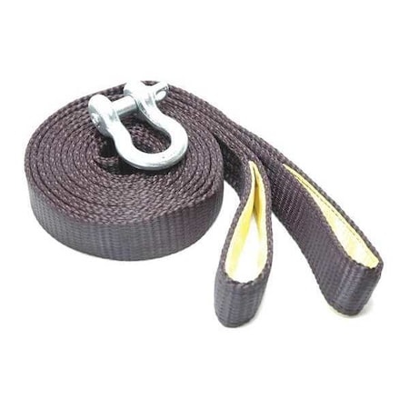 ATV Tow Strap, with shackle, 12ft MPN:124500