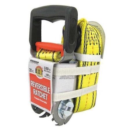 Tie-Down Strap, 20 ft. L, 1-1/2