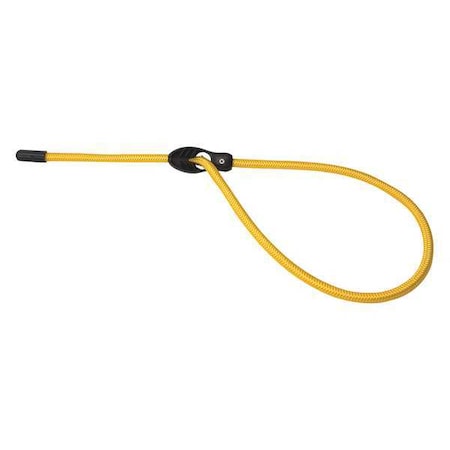 Stretch Lock, 24inL x 5/16inW, Yellow, PK25 MPN:689725