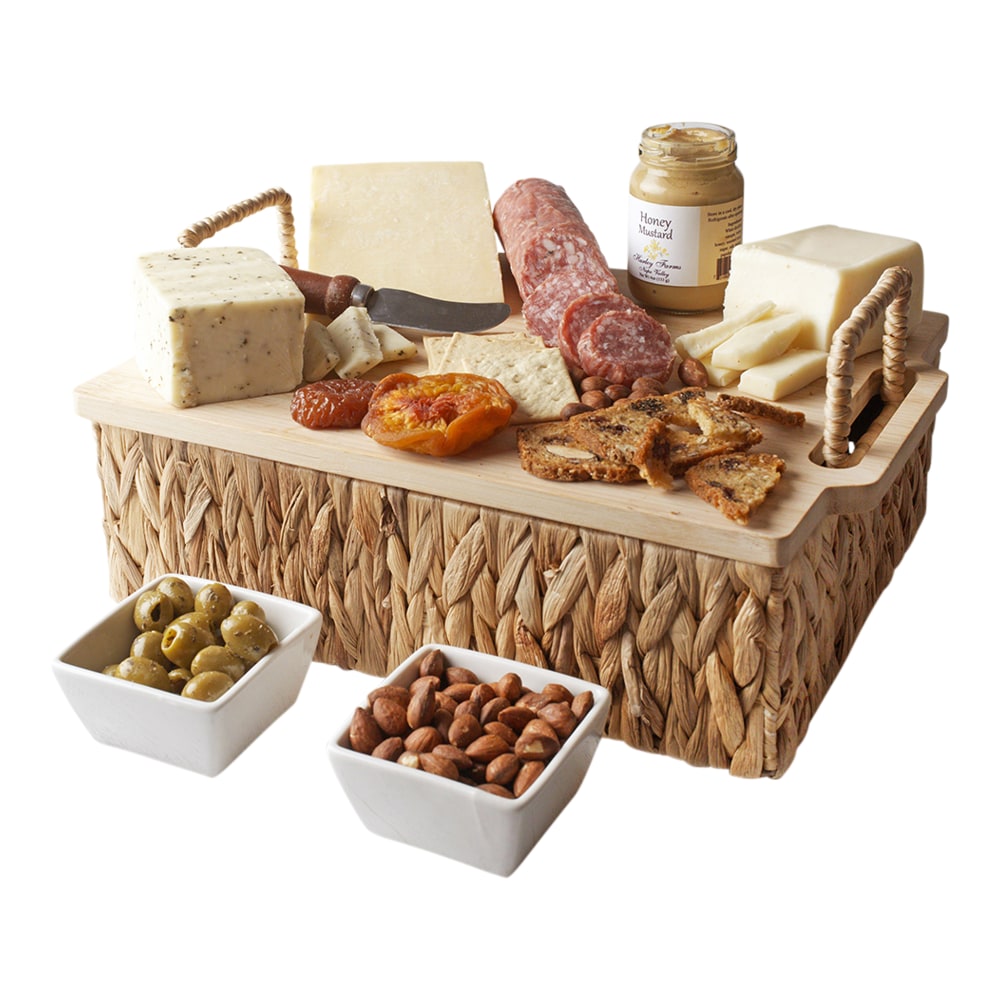 Napa Sonoma Charcuterie Basket and Cutting Board Duo Gift - 10 items MPN:26-923