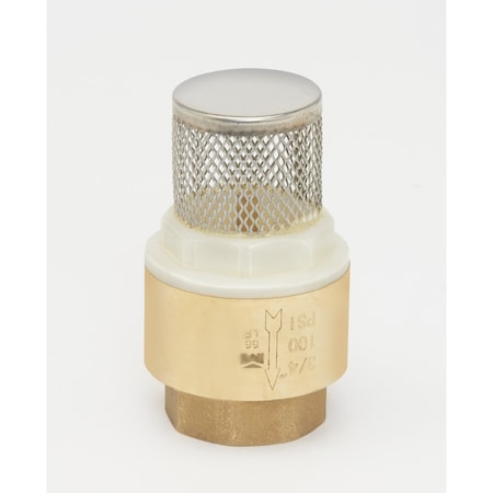 Foot Valve, Brass, 3/4