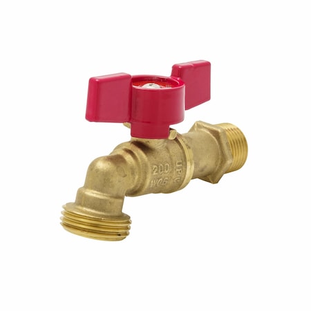 Ball Hose Bibb Valve, Ips 1/2