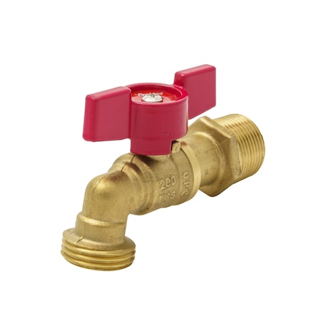Ball Hose Bibb Valve, Ips 3/4