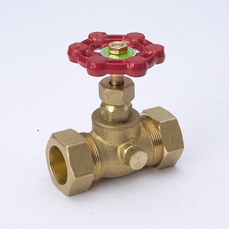 Valve, Stop/Waste, Compression, 1/2