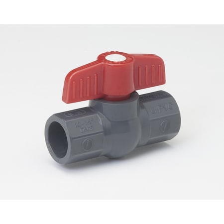 Valve Ball, PVC, S80, Sol 3/4