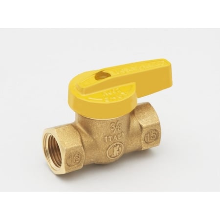 Gas Cock Ball Lever, Hndl Csa, FipxFp, 3/8