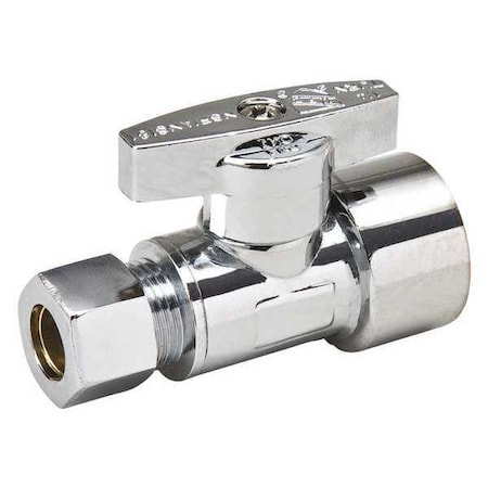 Comp Angle Stop Valve 1/2 Fip x 3/8 Od PK16 MPN:190-232HC