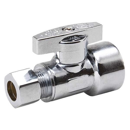 Comp Straight Stop Valve 1/2 Fip x 3/8 Od PK12 MPN:191-232HC