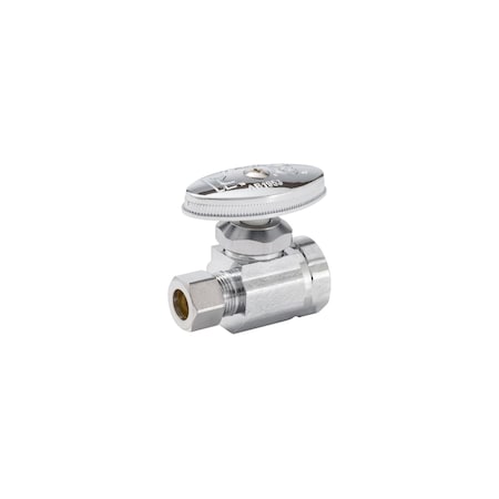 Comp Straight Stop Valve 1/2 Fip x 3/8 Od PK12 MPN:193-132HC