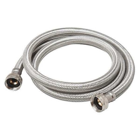 Washing Mach Connector, Ss 3/4Ht x 3/4Ht x 60 PK10 MPN:496-212