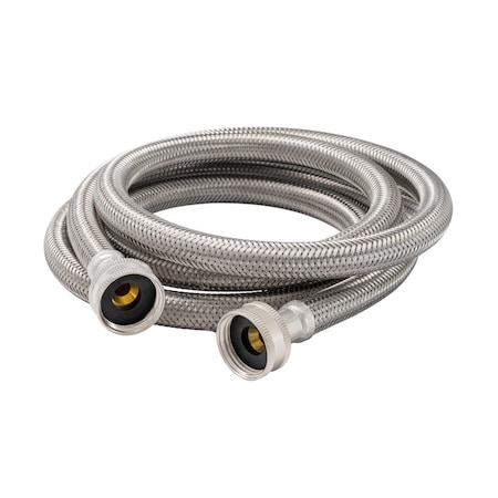 Washing Mach Connector, Ss 3/4Ht x 3/4Ht x 72 PK12 MPN:496-213