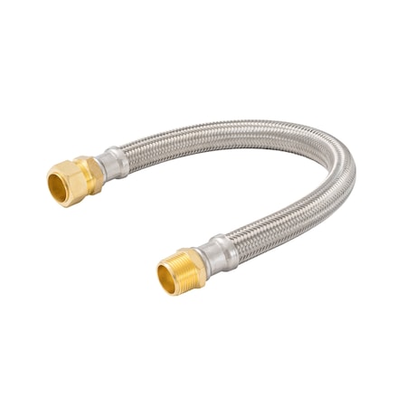 Water Htr Connector, 18, SS, 3/4