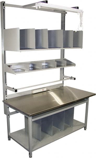 Stationary Workbench: Gray MPN:CPB6030S-A31 Stationary Workbench: Gray MPN:CPB6030S-A31