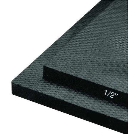 Equipment Mat, 6 Ft x 4 Ft, Black MPN:MATS-1/2