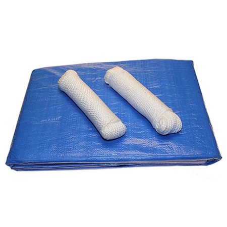 Tarp, 20 ft x 25 ft, 5 mil, Royal Blue, UV Resistant MPN:S3013