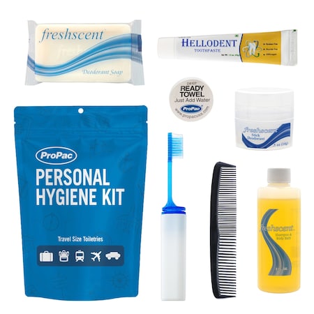 Personal Hygiene Kit, Plastic Bag, PK25 MPN:K3929