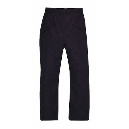 Rain Pants, 100% Nylon Ripstop with Durable Water Repellent, 29 in Inseam, Elastic Closure, Navy MPN:F52393F4505XL