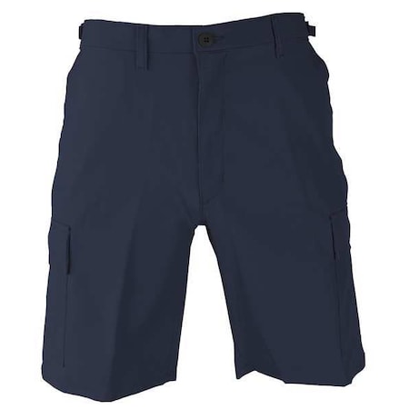 Military Shorts, 35% Cotton Ripstop, 65% Polyester, 6 Pocket(s), Navy, M MPN:F526138405M