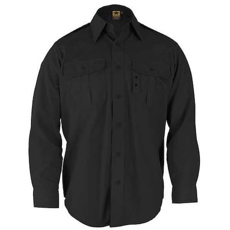Tactical Shirt, Black, Size L Reg MPN:F530238001L2