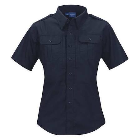 Tactical Shirt, 35% Cotton Ripstop, 65% Polyester, Zipper, 5 Pocket(s), Black, M MPN:F530450001M