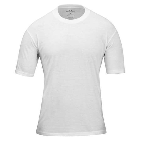 Men's 3 Pack T-Shirt, 60% Cotton/40% Polyester, Pullover, 0 Pocket(s), White, XL, 3 PK MPN:F53060U100XL