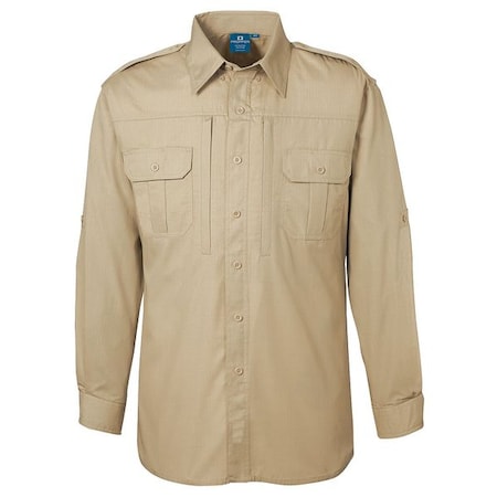 Tactical Shirt, Khaki, Size 4XL Reg MPN:F5312502504XL2