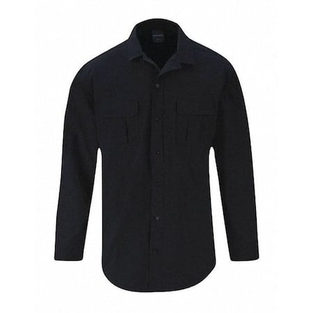Tactical Shirt, 6% Spandex, 94% Nylon, Button, 4 Pocket(s), Navy, 3XL MPN:F53463C4503XL3