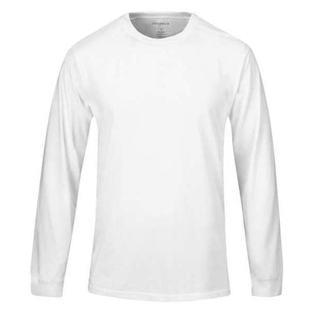 Tactical Shirt, 40% Polyester, 60% Cotton, Pullover, No Pocket(s), White, S MPN:F53690U100S
