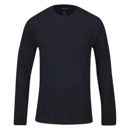 Tactical Shirt, 40% Polyester, 60% Cotton, Pullover, No Pocket(s), Navy, XS MPN:F53690U450XS