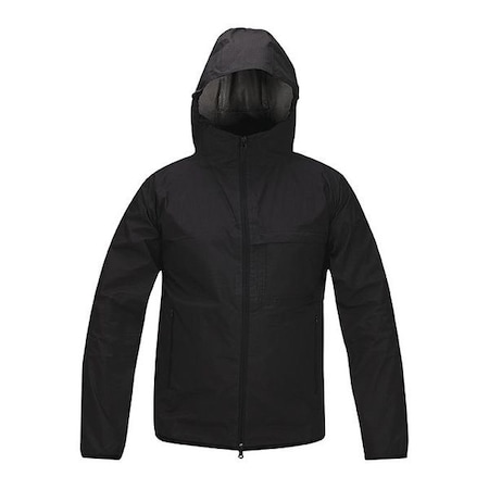 Tactical Jacket, 100% Nylon Ripstop, Black, 3XL MPN:F54053F0013XL2
