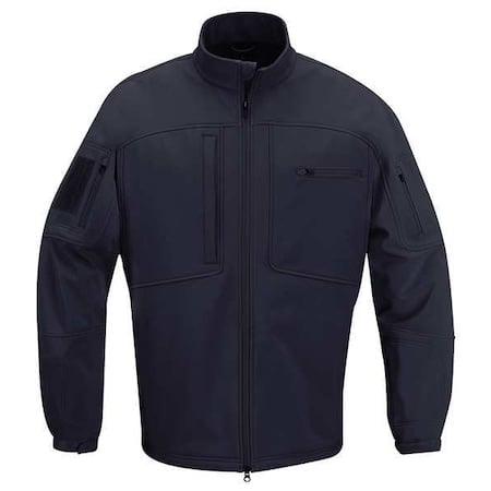 Jacket, 100% Polyester, Full Zipper Front, Navy, Xl MPN:F54280X450XL2