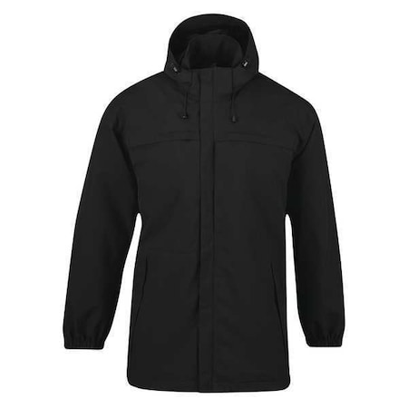 Jacket, 100% Nylon/100% Polyester, zipper, Black, R/5XL MPN:F5436750015XL2