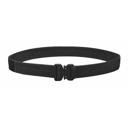 Duty Belt, Nylon, Black, 3XL, Buckle, Hook-and-Loop MPN:F5634750013XL