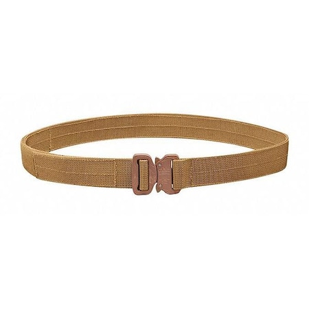 Duty Belt, Nylon, Tan, 4XL, Buckle, Hook-and-Loop MPN:F5634752364XL