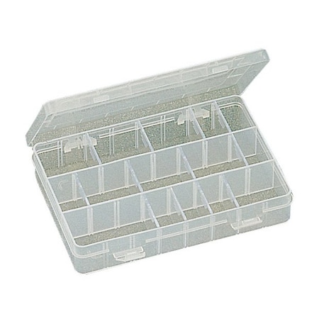 Plastic Box w/dividers 8 x 5.25 x 1.5 MPN:900-041